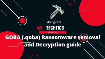 GOBA Ransomware | (.goba) Extension | Virus Removal and Decryption Guide | STOP/DJVU Ransom
