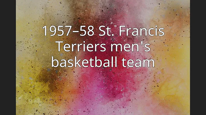 195758 St. Francis Terriers men's basketball team