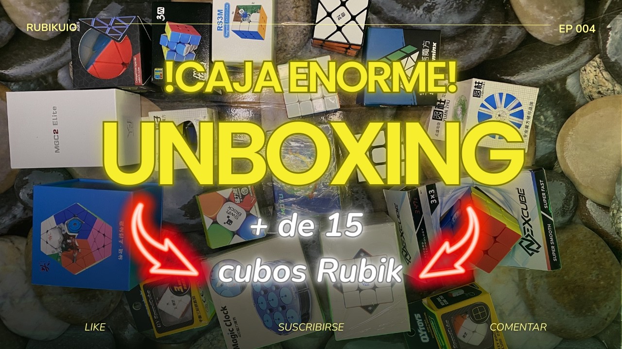 GRAN Unboxing + de 15 CUBOS RUBIK! | PARTE 1 