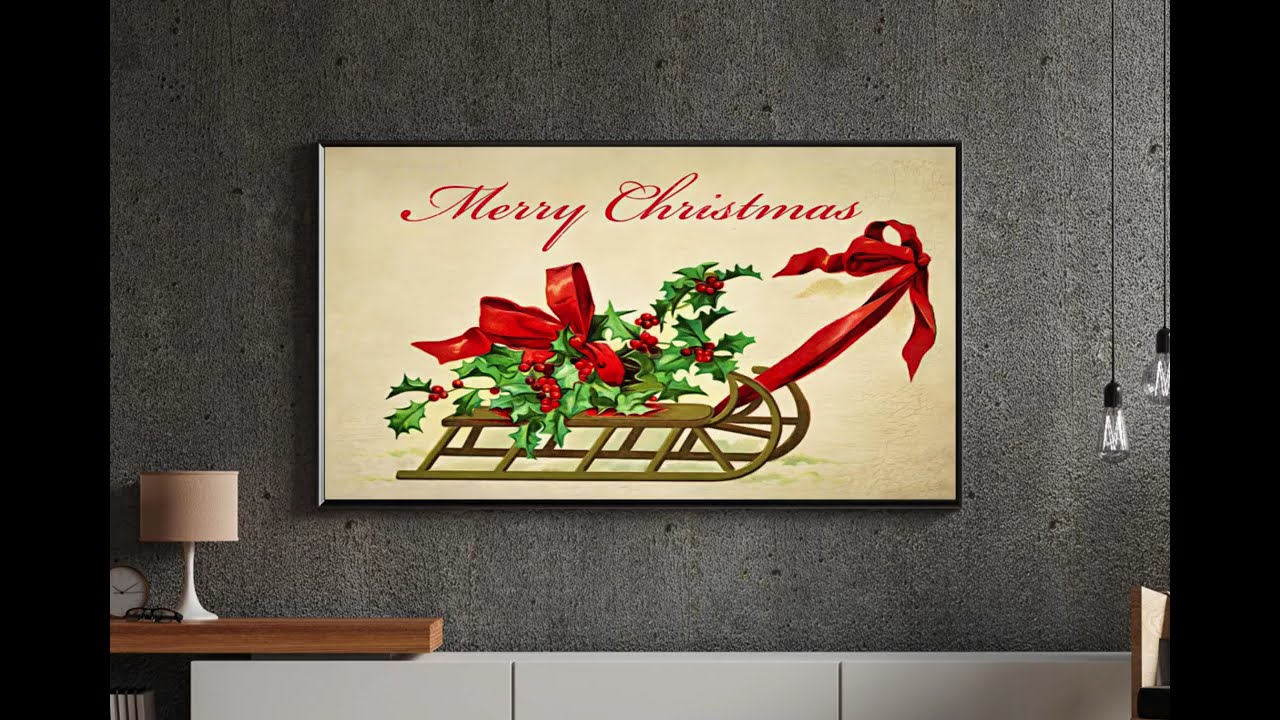 🎄 Vintage Christmas Art for Samsung Frame TV