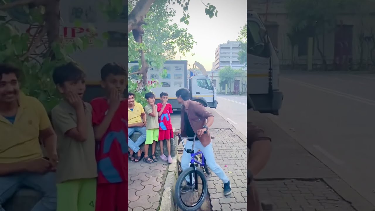 Surprising Boy Moments Akram Bmx Rider 🚴♂️#shorts bmx Cycle Stunt #ytshorts 