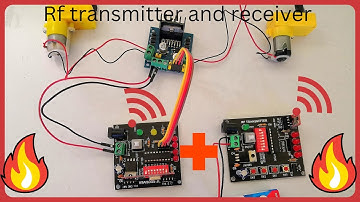 RF Transmitter and Receiver With Encoder and Decoder Module