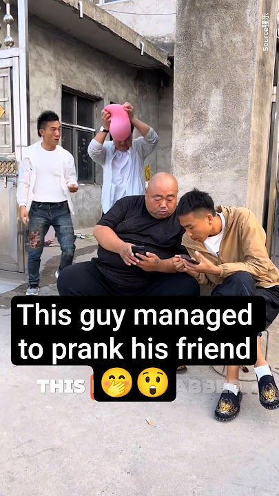 This guy managed to prank his friend