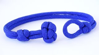 How to Make a Simple Friendship Bracelet - Square Knot and Loop Closure / Matthew Walker Knot – CBYS