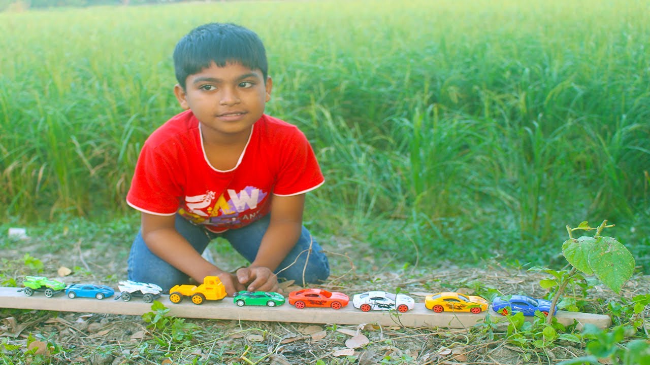 View of the children's toy car game {Episode}141 YouTube