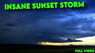 INSANE SUNSET STORM! Powerful Wind & Lightning | FULL CHASE (26/01/2026)