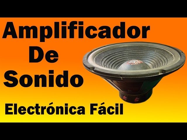 Mini Amplificador De Audio Casero (muy fácil de hacer) 