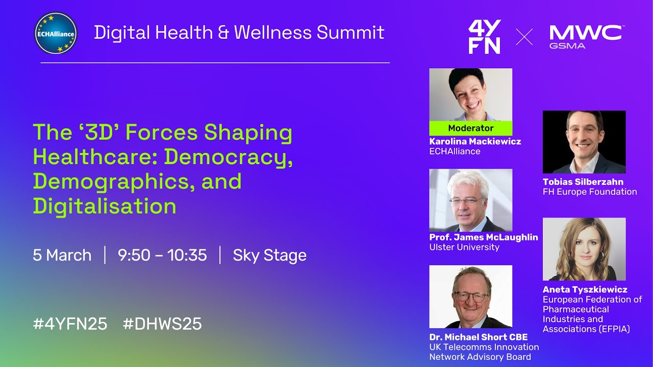 The ‘3D’ Forces Shaping Healthcare: Democracy, Demographics, and Digitalisation