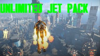 Fallout 4 Mod Review Unlimited Jet Pack screenshot 5