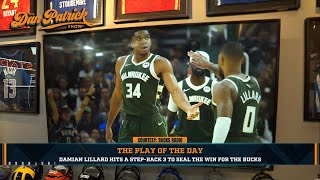 Play of the Day: Damian Lillard Hits A Step-Back 3 To Seal The Win For The Bucks | 10\/27\/23