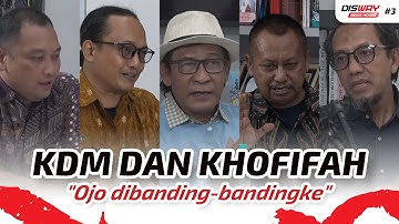 KDM Dan Khofifah Ojo Dibanding-bandingke