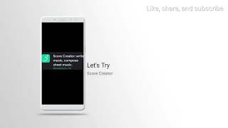 Let's Try (Music Mobile App) #1: Score Creator screenshot 3