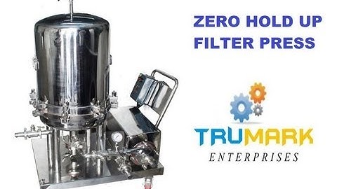 sparkler filter press, zero hold up filter press, plate frame type liquid filtering machine