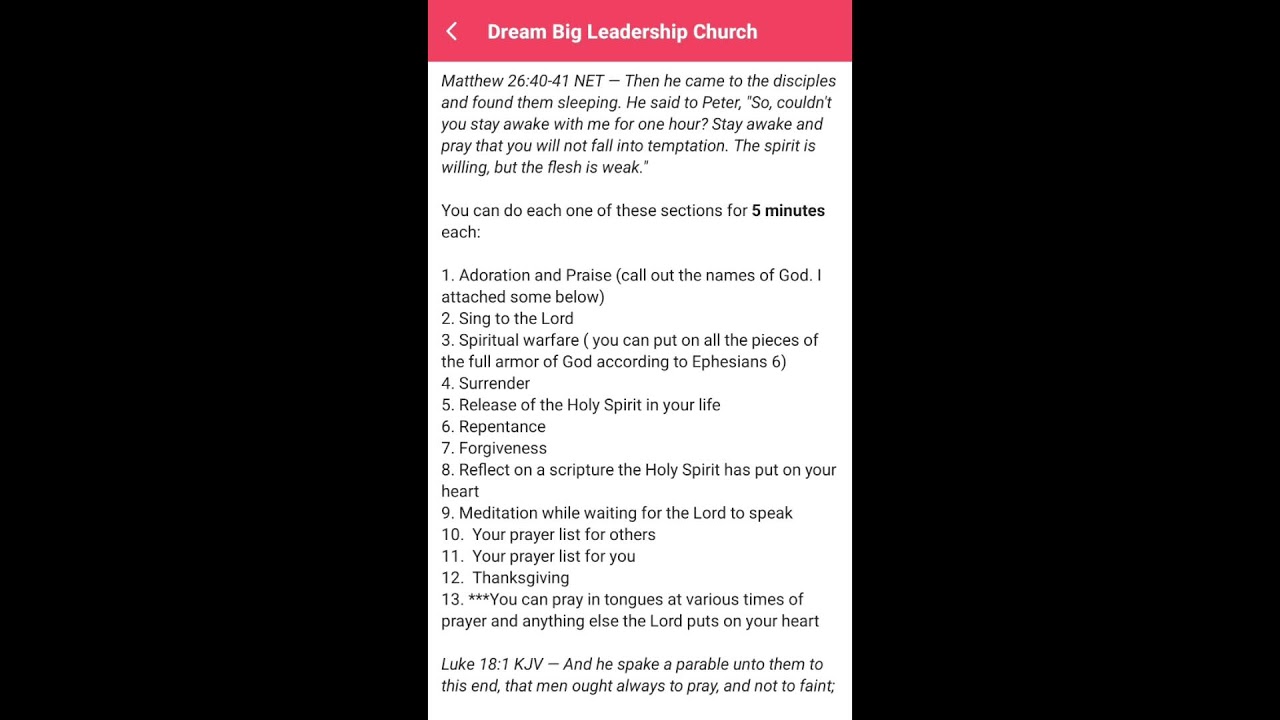 Koinonia Prayer Hour 2.18.26