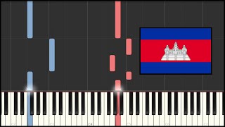 Video thumbnail of "Cambodia National Anthem - Nokor Reach (Piano Tutorial)"