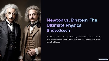 "Einstein vs Newton: The Genius Who Changed Physics Forever"