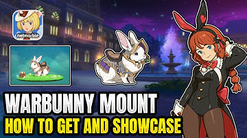 Warbunny Mount Showcase! Lunar New Year Celebration Mount!✨ 【Ni no Kuni: Cross Worlds】