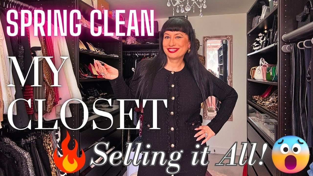 SPRING CLEAN : EXTREME CLOSET CLEANOUT! (*SELLING MY BAGS, SHOES AND CLOTHES) | CLARA SALGUEIRO
