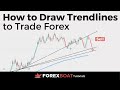 How to draw and use trendlines in forex trading  tutorial