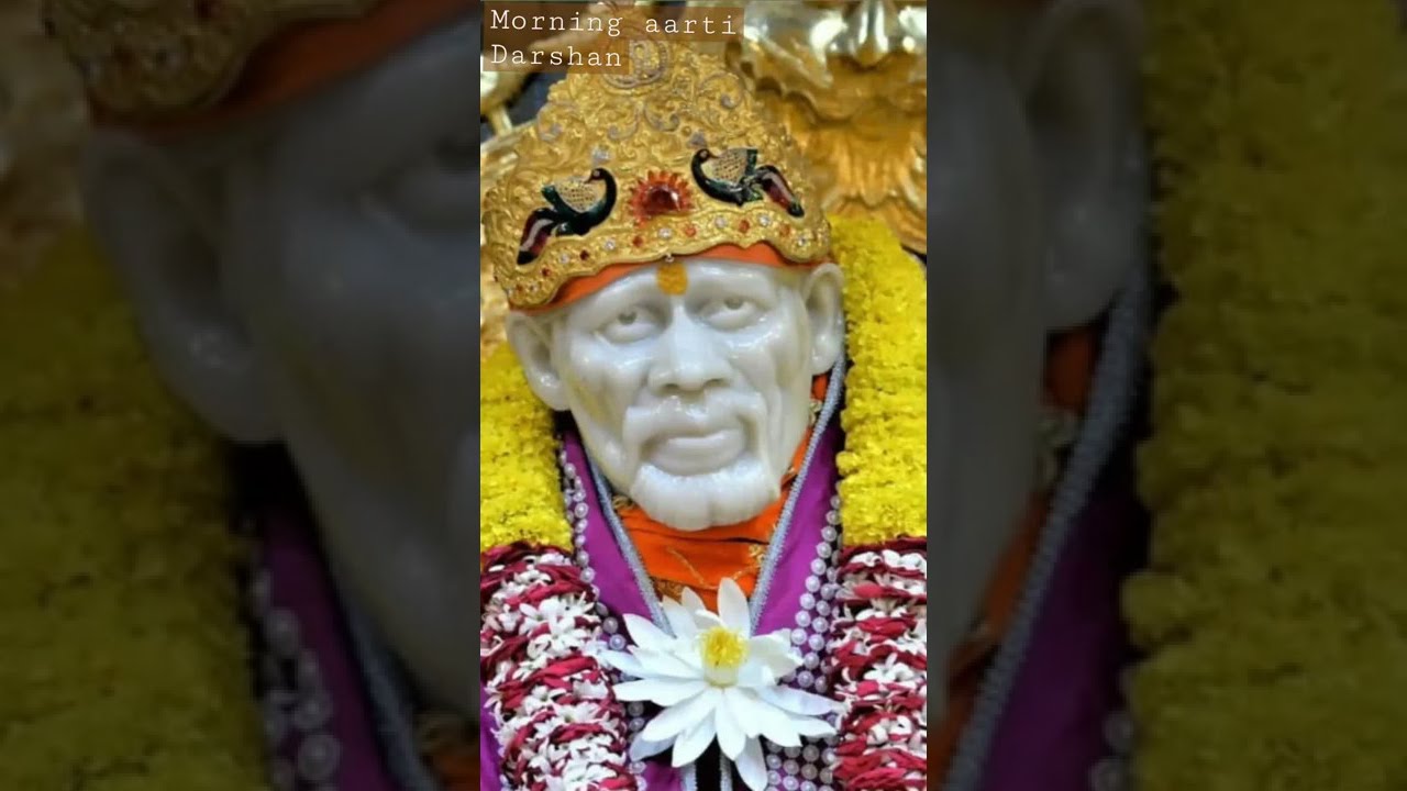 19/4/2021 SHIRDI SAI BABA MORNING AARTI DARSHANshorts YouTube