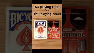 $3 cheap playing cards vs. $13 Deadpool playing cards!!