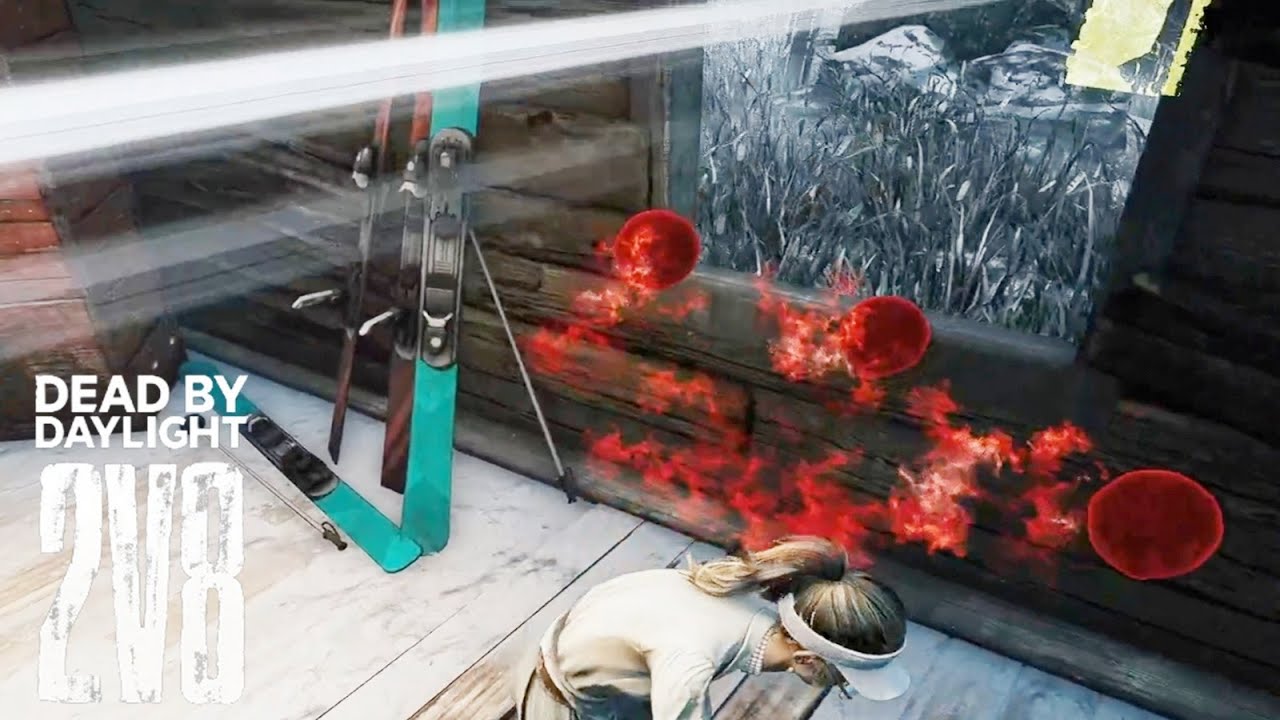 【2v8】ハントレスの斧１００回避けたわ-Dead by Daylight【EXAM】