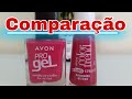 Comparação de esmalte Avon pro gel / color trend