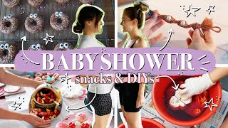 Kreative Ideen für eine Baby Shower Party | DIY, vegane Snacks & Co