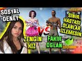 GÜZEL KIZ BAYRAK ATARSA NE OLUR ? ZENGİN VS FAKİR - PUBG Mobile Sosyal Deney