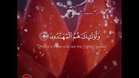 { وَبَشِّرِ الصَّابِرِينَ } سورة البقرة القارئ/ إسلام صبحى 🌿