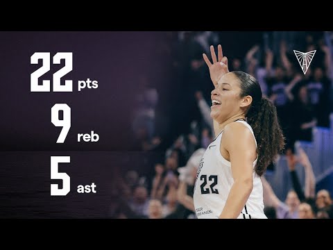 Veronica Burton goes OFF in win vs. Washington Mystics