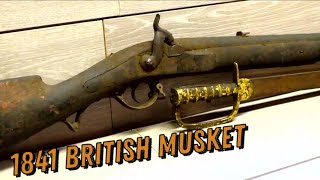 Gun Restoration, 1841 British Officers Musket with sword