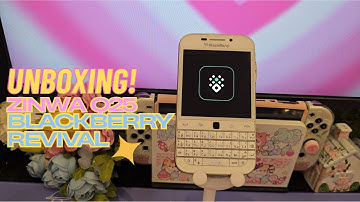 💗Unboxing - Zinwa Q25 ( Blackberry Classic Mod )