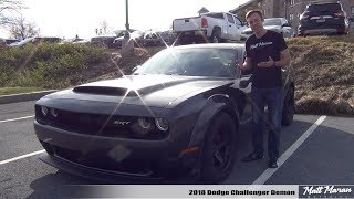 Review: 2018 Dodge Challenger Demon - Crazy Gets Crazier! Review: 2018 Dodge Challenger Demon - Crazy Gets Crazier!