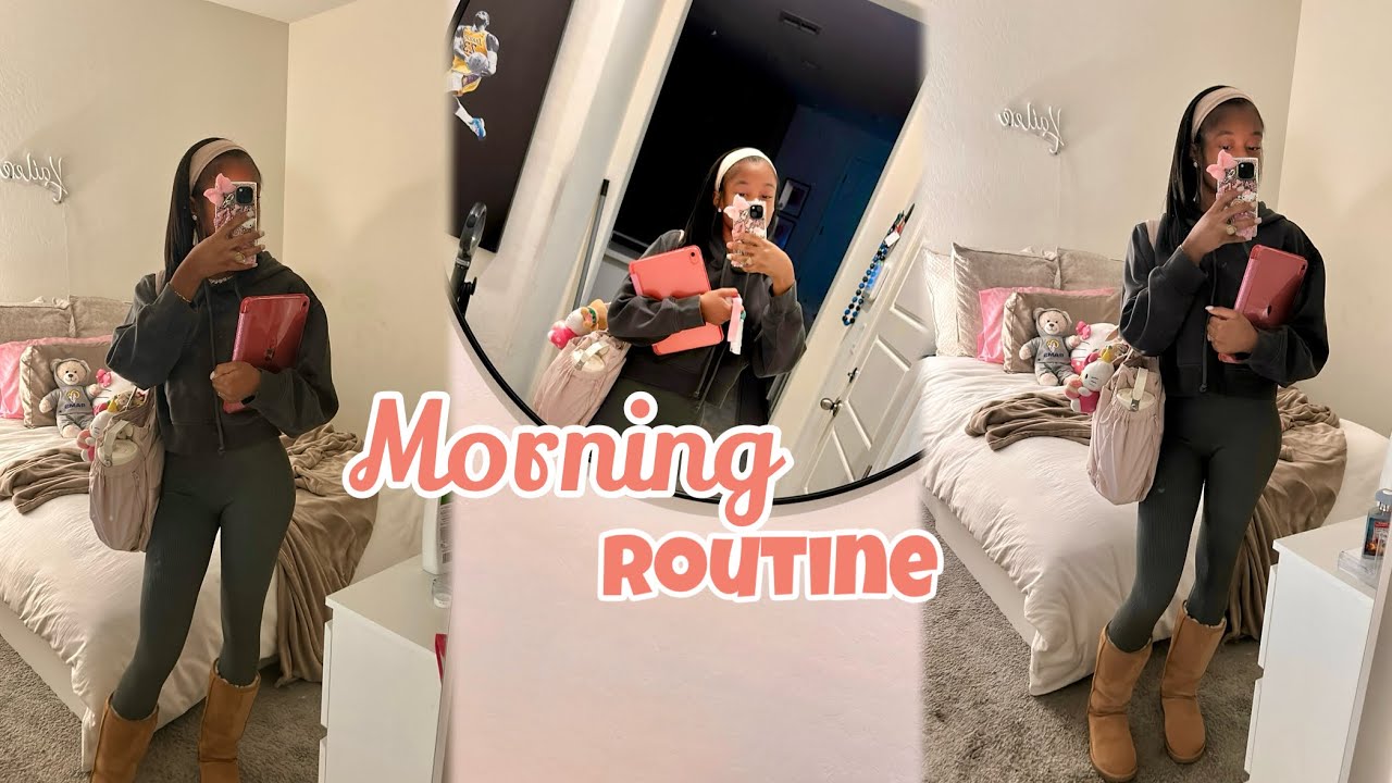 Утренняя рутина 🎀|GRWM для школы|