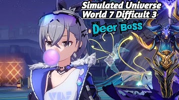 Simulated Universe World 7 Difficult 3 Deer Boss (The Hunt Path Full Auto)