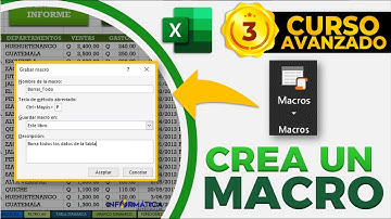 Como crear un Macro en Excel✅ (Nueva Versión)