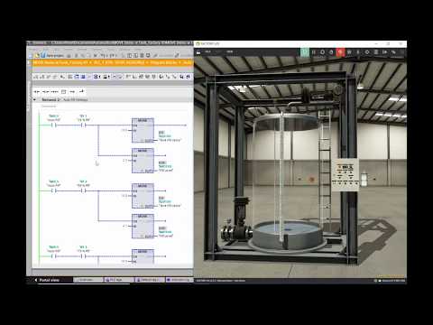 Siemens TIA Portal & Factory IO (Tank Project Overview)