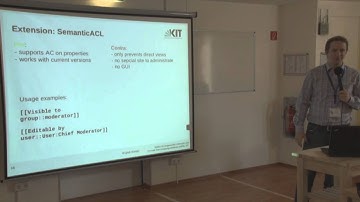 Wojtek Breiter - Role-based Access Control in SMW, SMWCon Fall 2013