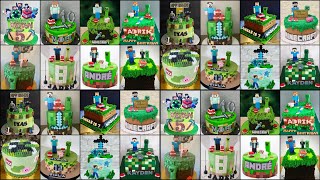 Latest Minecraft Cake Decorating Ideas 2023/Minecraft Theme Cake/Birthday Cake Design/Cake Design