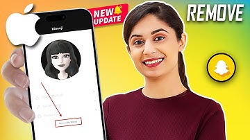 How To Remove/ Delete Bitmoji from snapchat ANY iPhone 2024