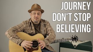 Vignette de la vidéo "How to Play "Don't Stop Believin" by Journey on Guitar"