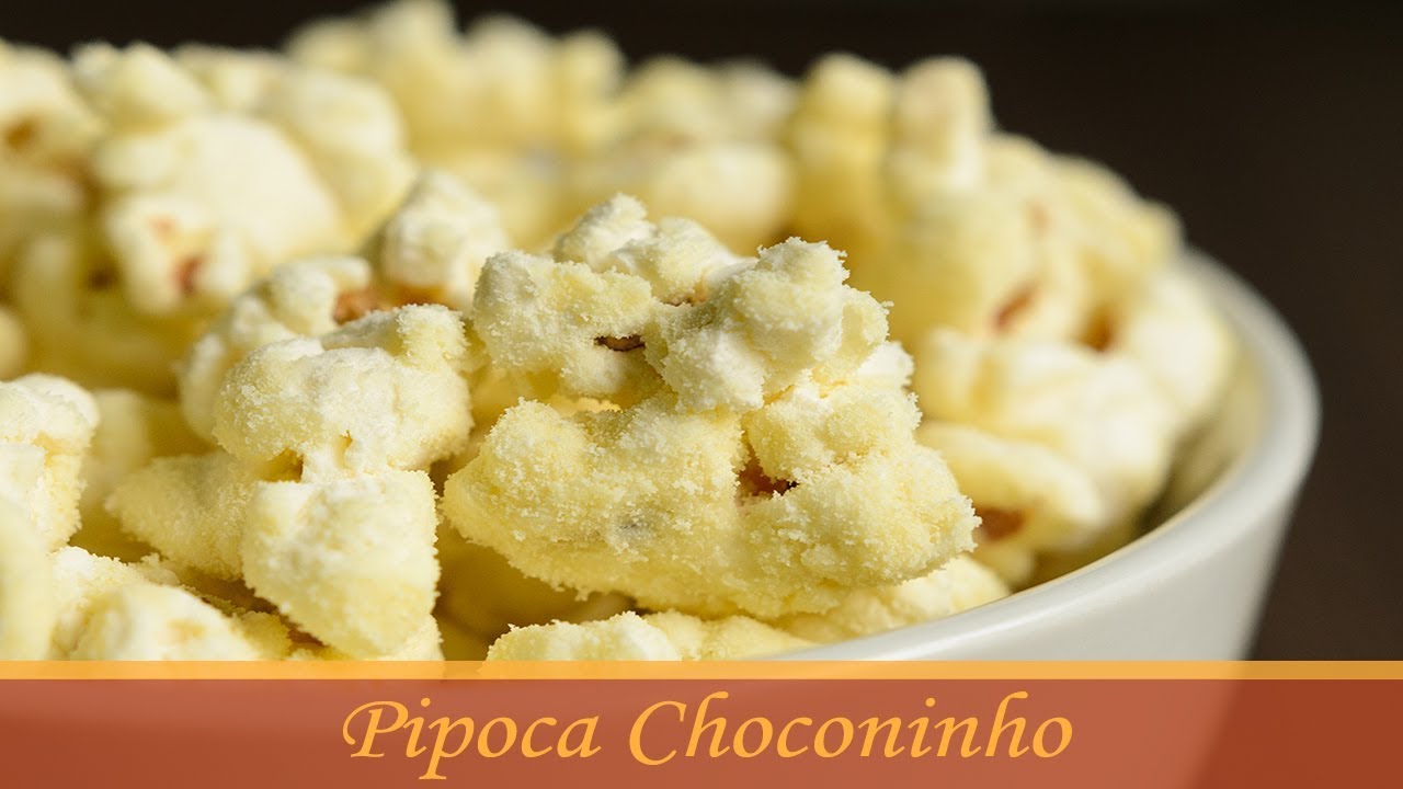 PIPOCA DE CHOCOLATE COM LEITE NINHO MARAVILHOSA E SUPER FÁCIL