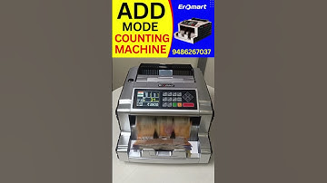 How Does Add Mode Function Works in Cash Counting Machine #eromart #shorts