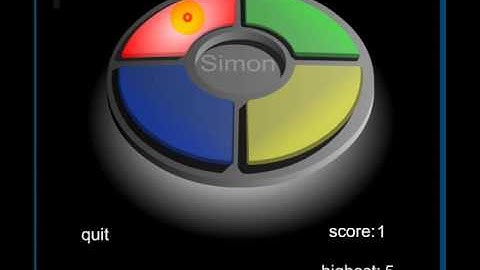 simon memory game