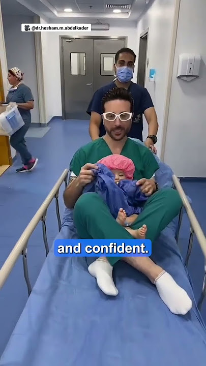 Pediatric doctor rides to surgery with his patients to make them feel more comfortable ❤️❤️
