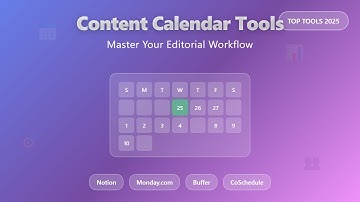 Best Content Calendar Tools 2025: Editorial Planning Guide