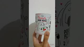 Caneca Personalizada - Meu Coração Acerola Por Você