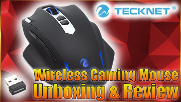 Tecknet Wireless  Gaming Mouse Unboxing and Review