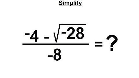 Algebra - Ch. 24: Complex Numbers (20 of 28) Simplifying Equation with Complex Numbers